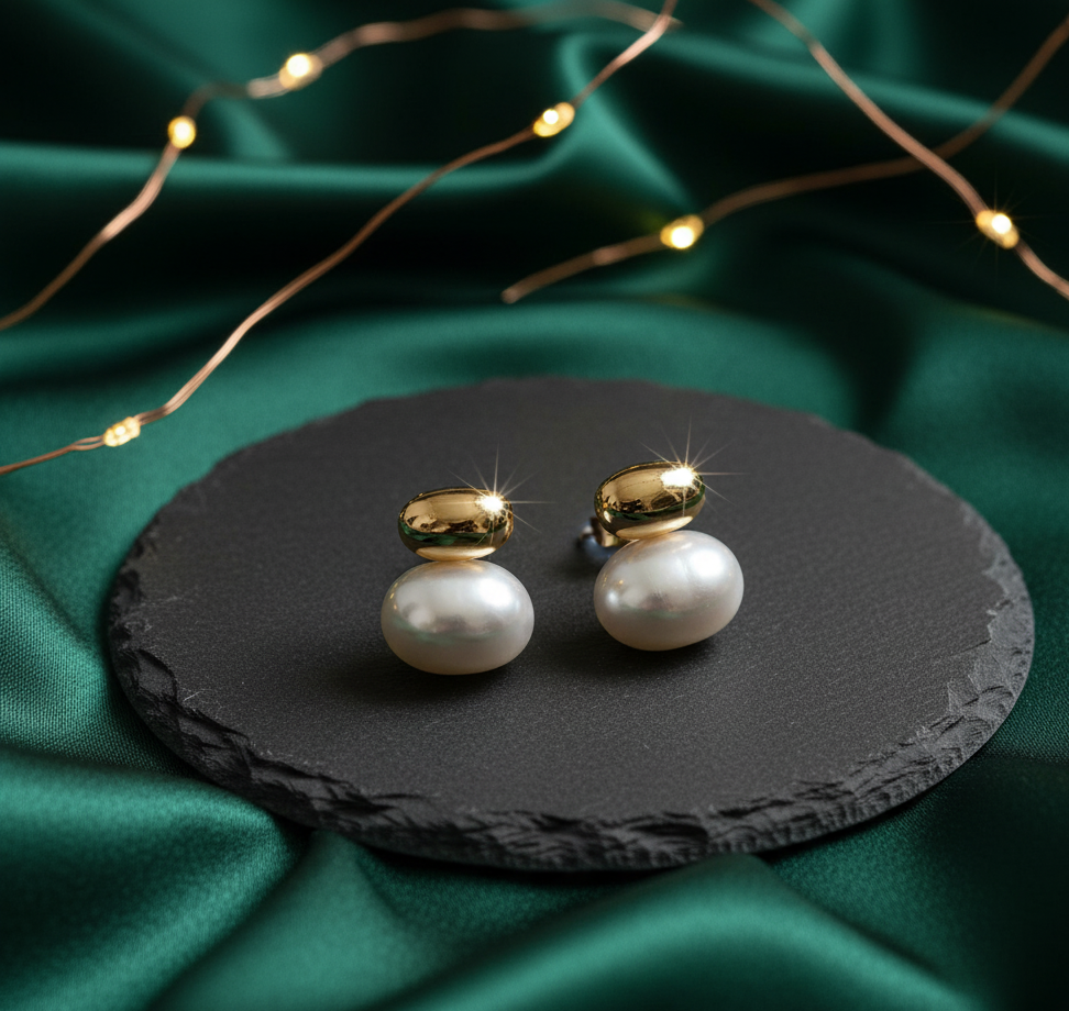 Vintage Pearl Earrings - ILA1033