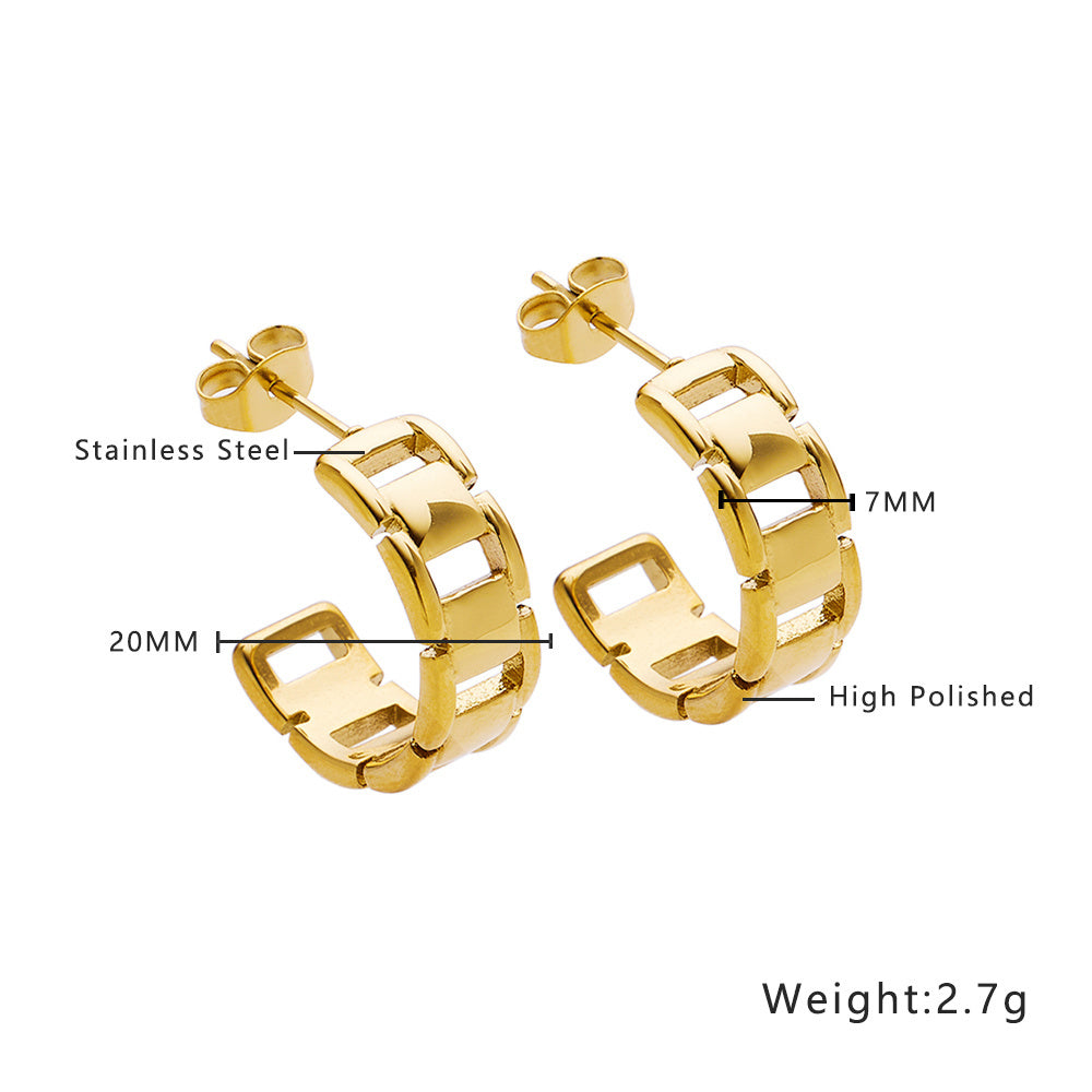 Grid Earrings - ILA1073