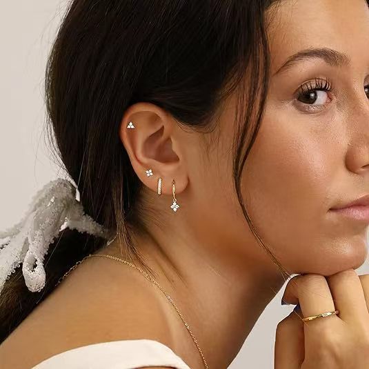 Stardust Hoops Earrings - ILA1082