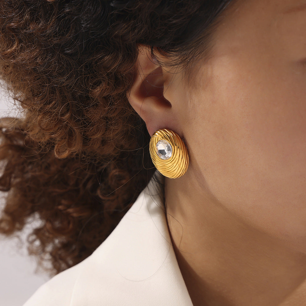 Golden Nest Earrings - ILA1101