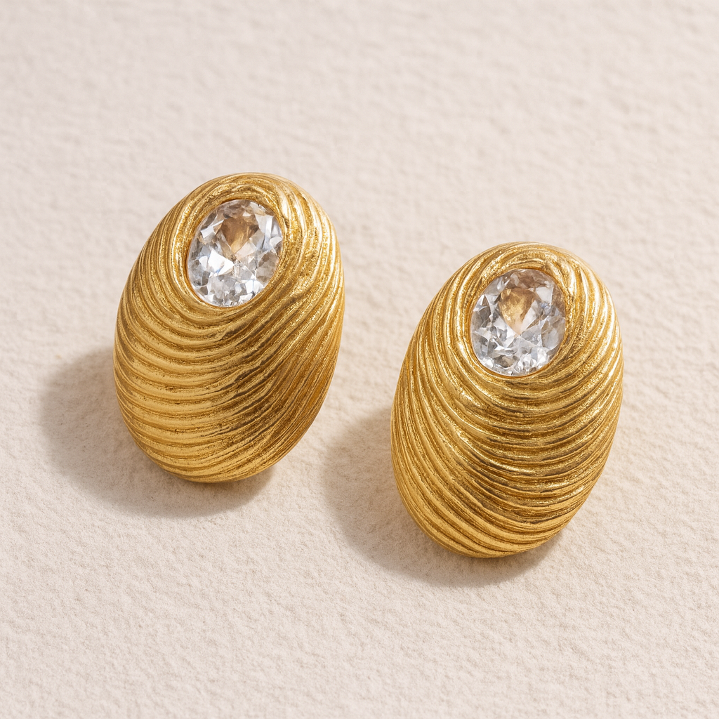 Golden Nest Earrings - ILA1103