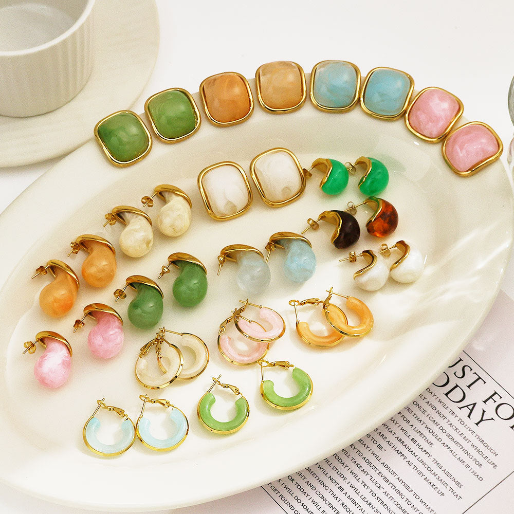 Classic Amber Earring - ILA1112