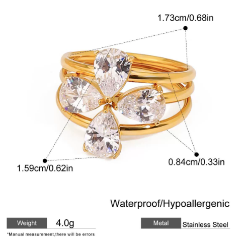 Apsara Shine Ring Set - ILA1491