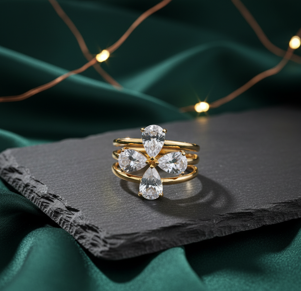 Apsara Shine Ring Set - ILA1494