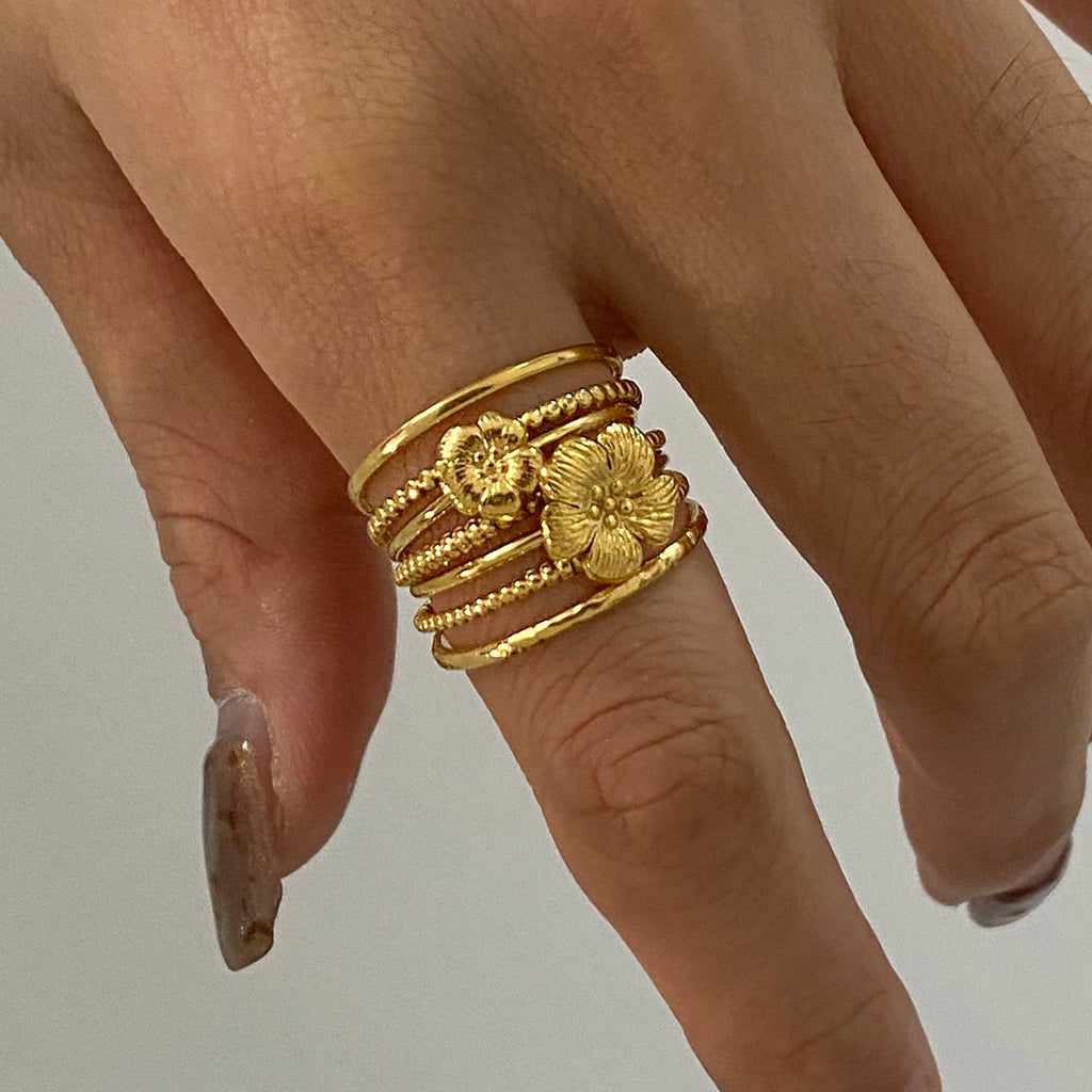 Flower Ring Set - ILA1543