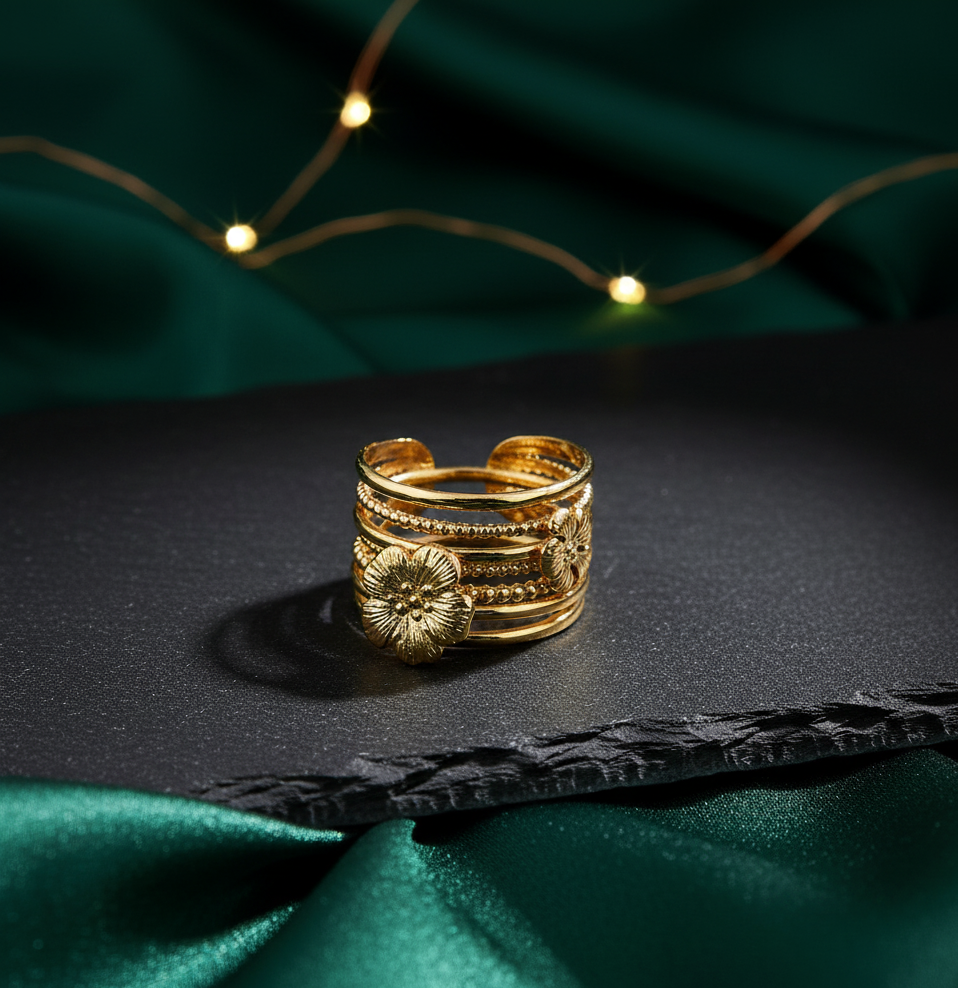 Flower Ring Set - ILA1544