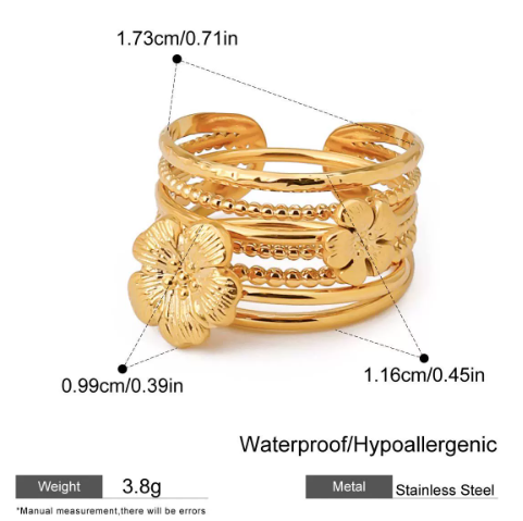 Flower Ring Set - ILA1545