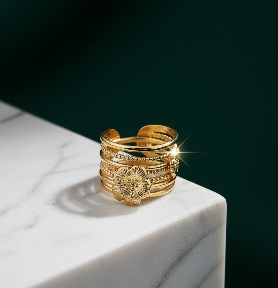 Flower Ring Set - ILA1546