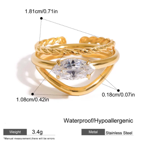 Dewdrop Ring Set - ILA1561