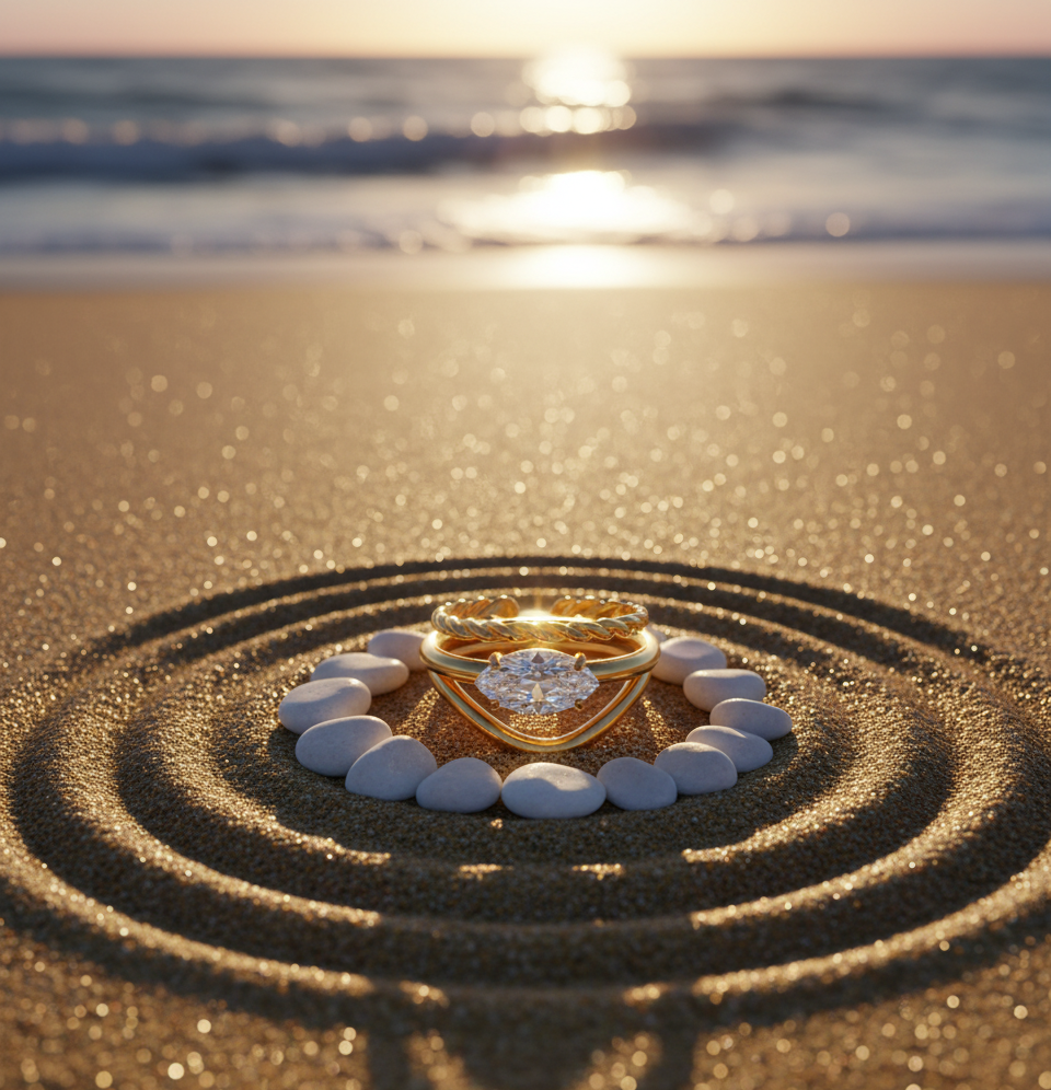 Dewdrop Ring Set - ILA1566