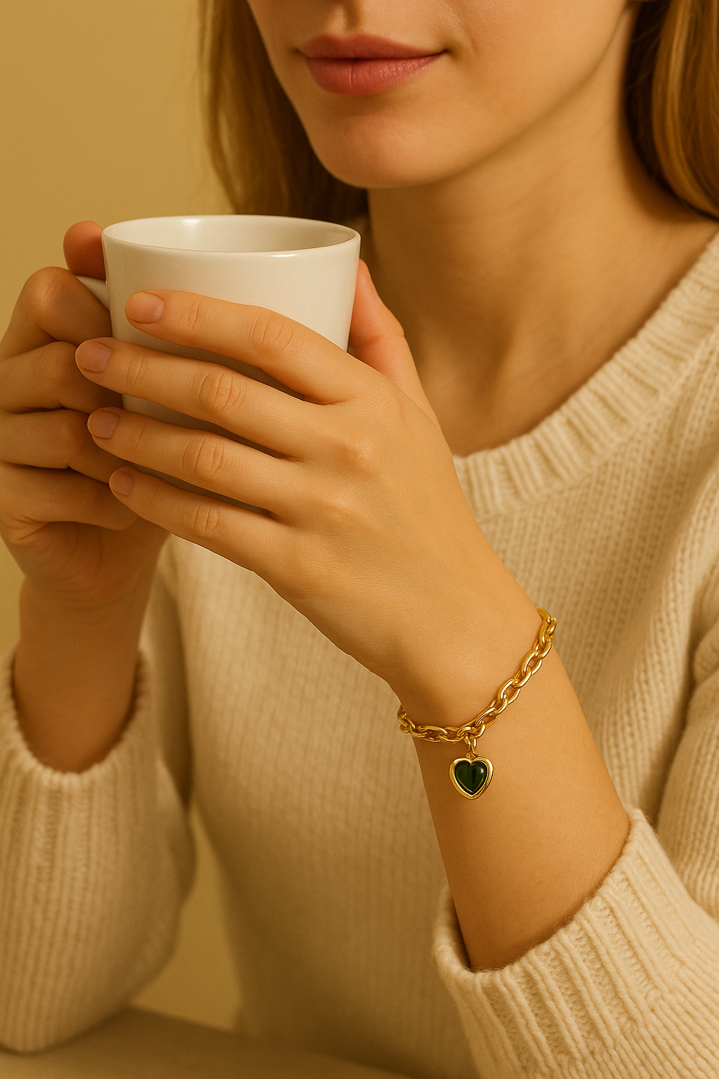 Emerald Charm Bracelet - ILA161