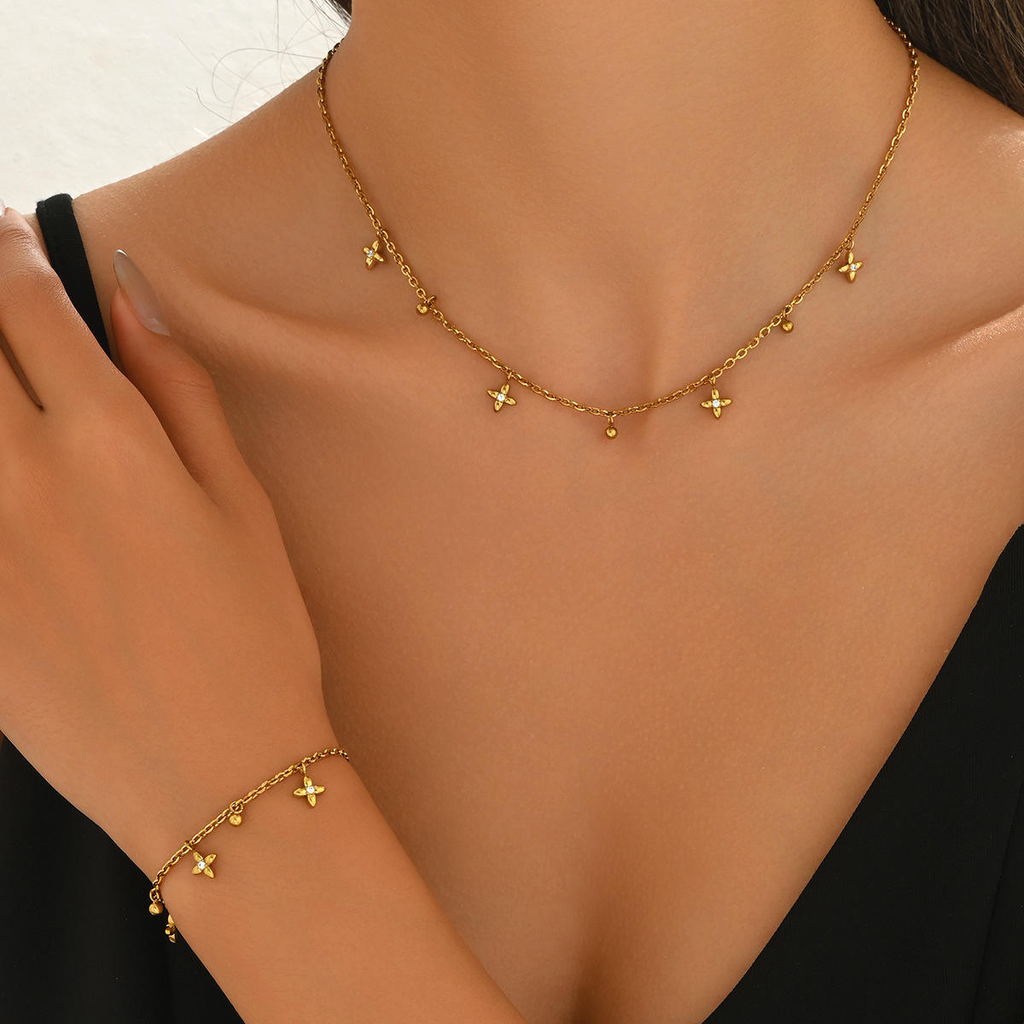 Kaia Necklace&bracelet Set - ILA222