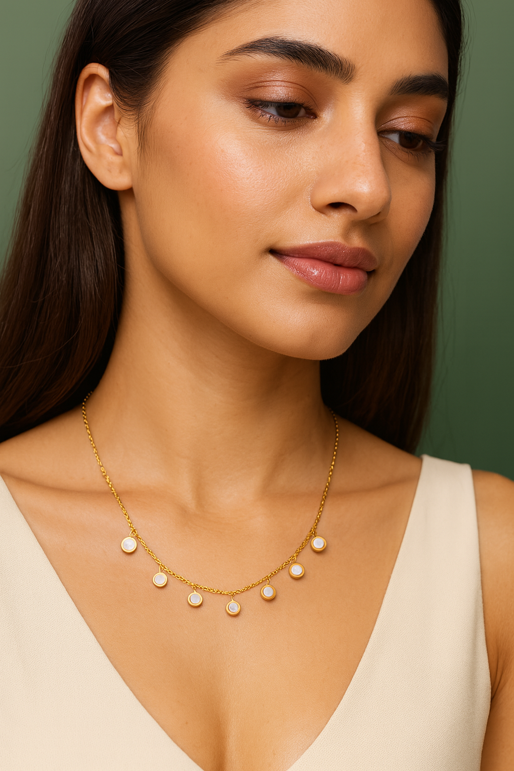 Pearly Charm Necklace Set - ILA306