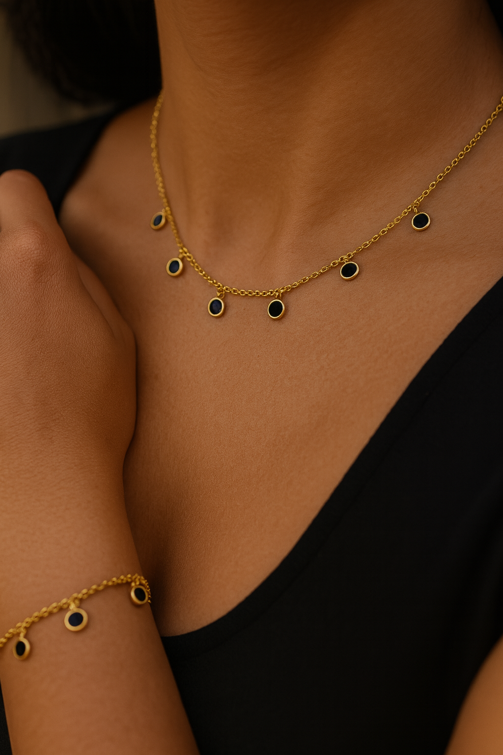 Pearly Charm Necklace Set - ILA313