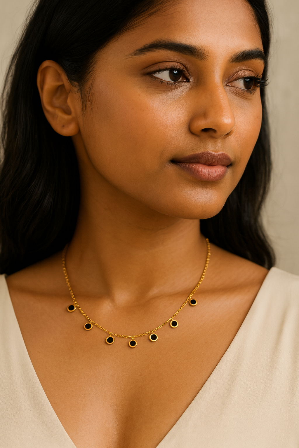 Pearly Charm Necklace Set - ILA316