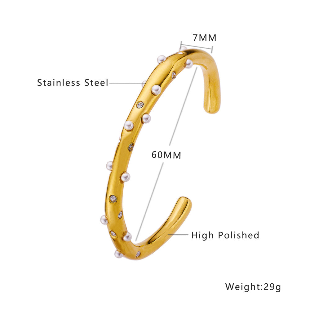 Pearl Cuff Bracelet - ILA322