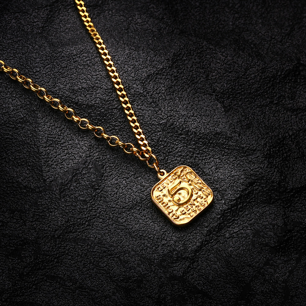 Empire Coin Pendant Neckchain - ILA582