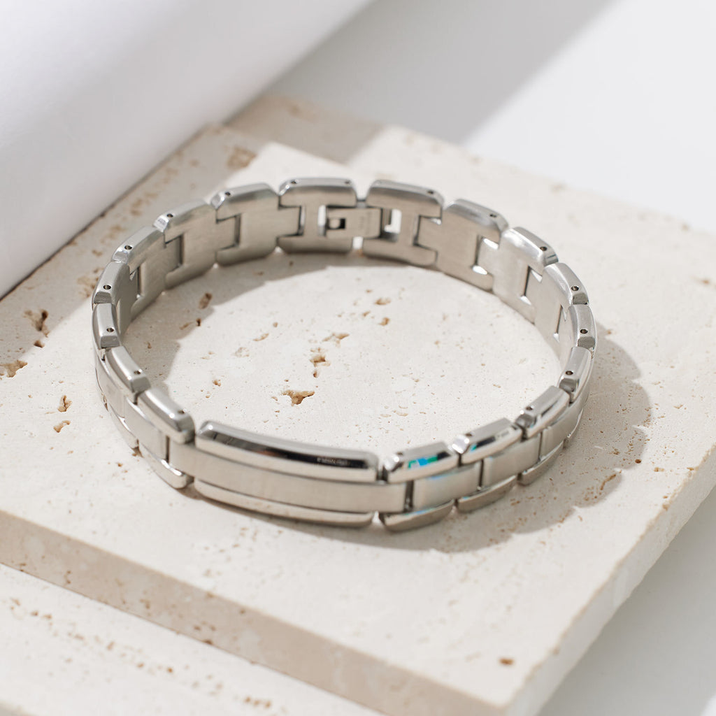 Silver Edge Bracelet - ILA663
