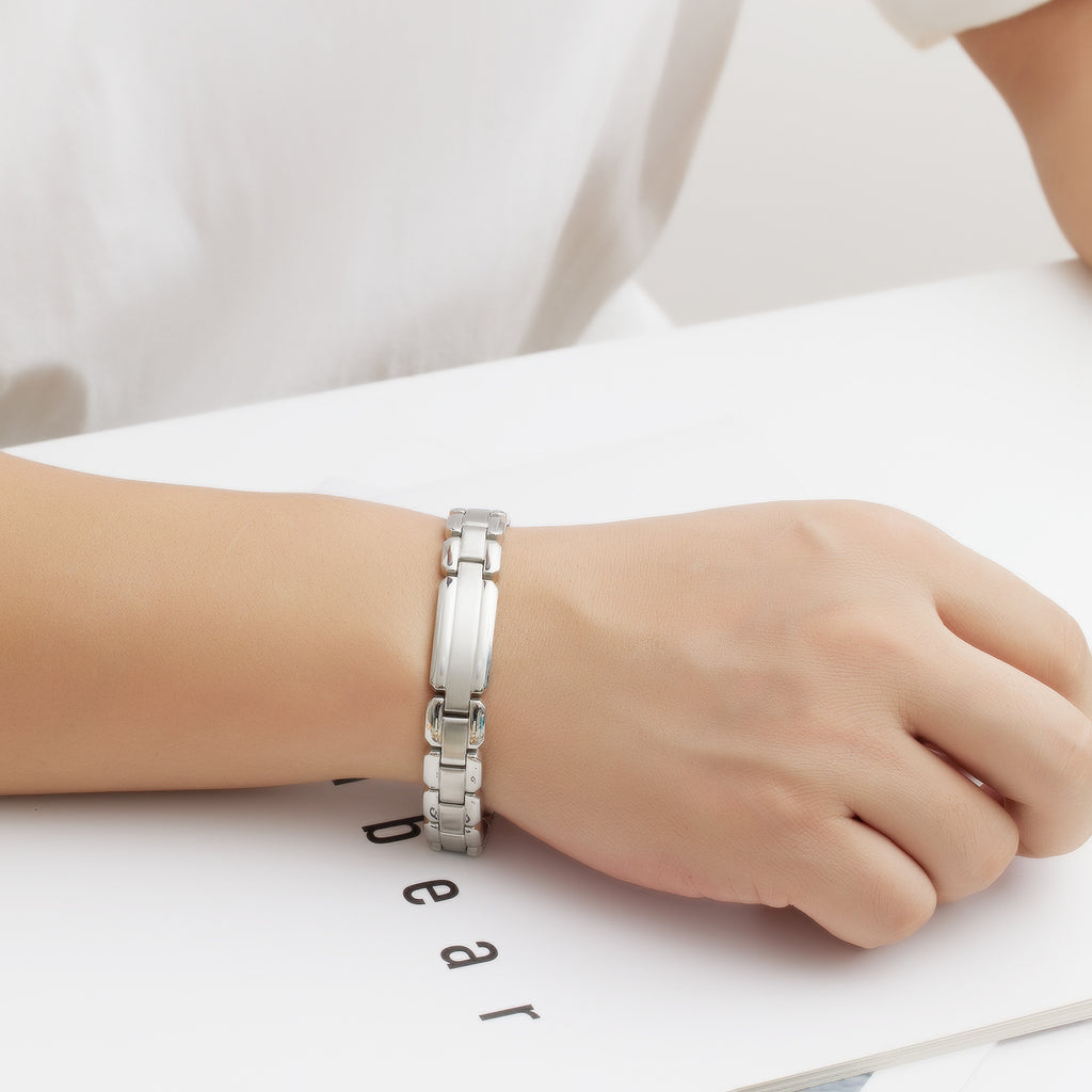 Silver Edge Bracelet - ILA664