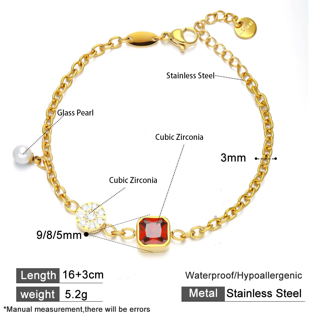 Ruby Red Bracelet - ILA84