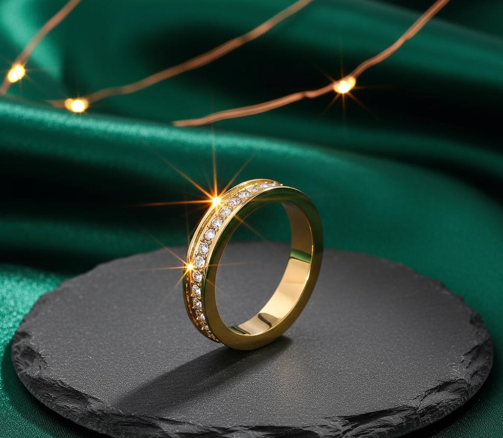 Crystal Kiss Ring - ILA912