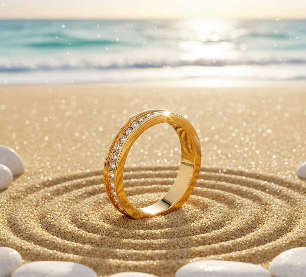 Crystal Kiss Ring - ILA914