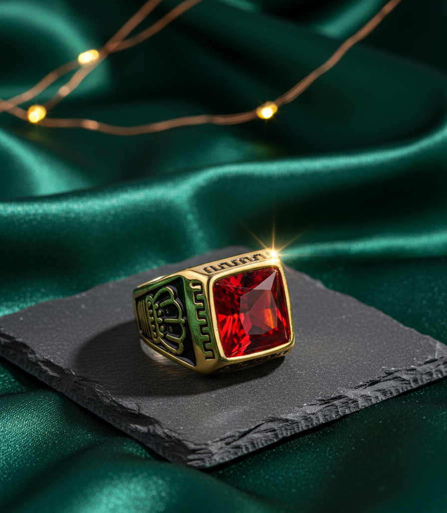 Red Regal Ring - ILA941