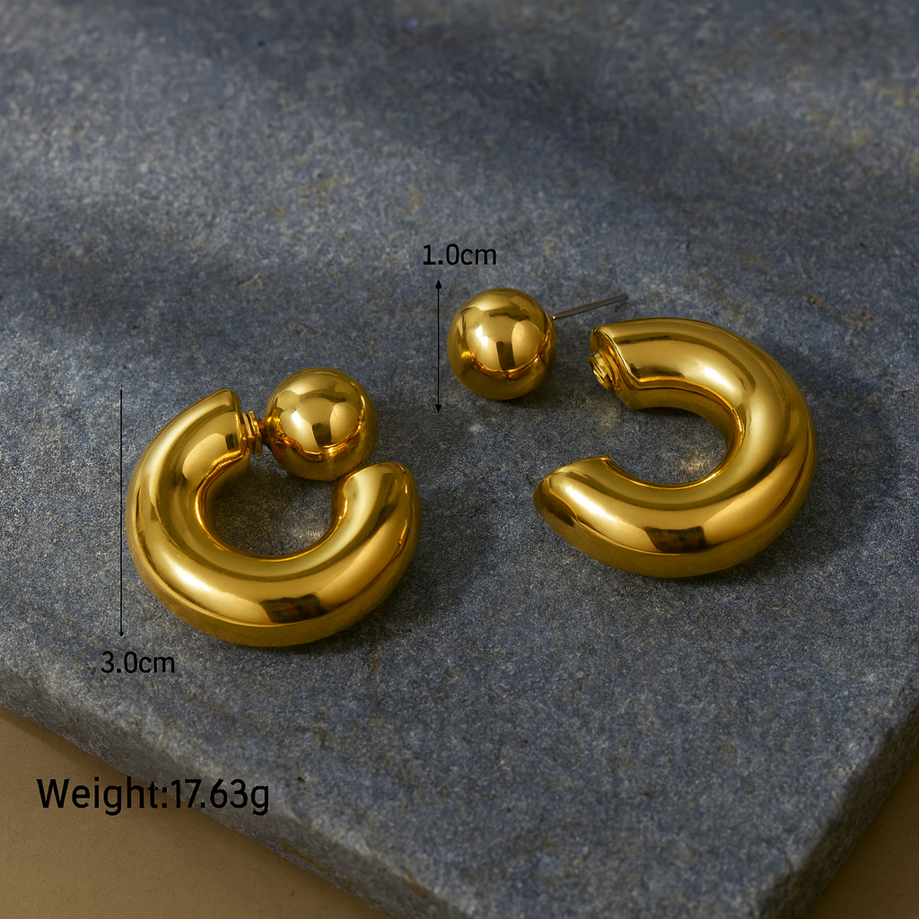 Titan Hoop Earring - ILA953