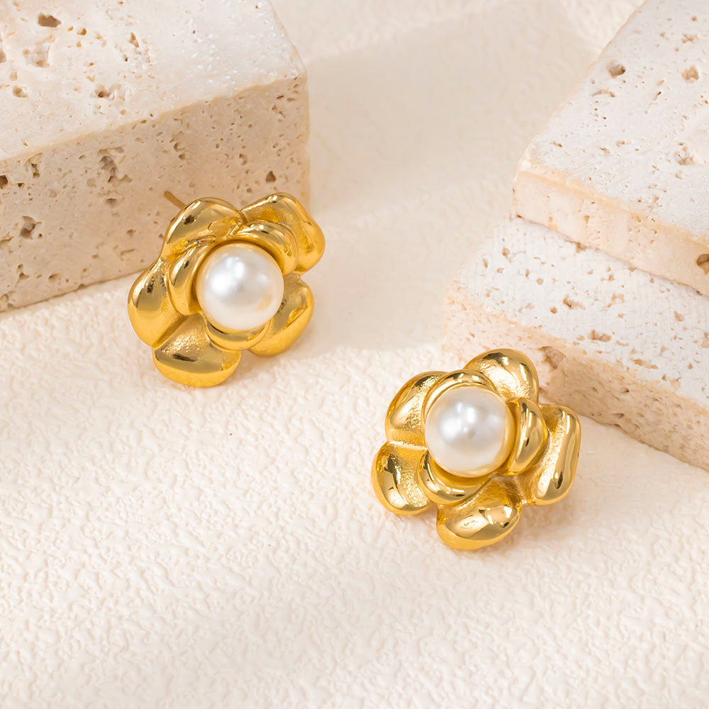Pearl Blossom Earrings - ILA991