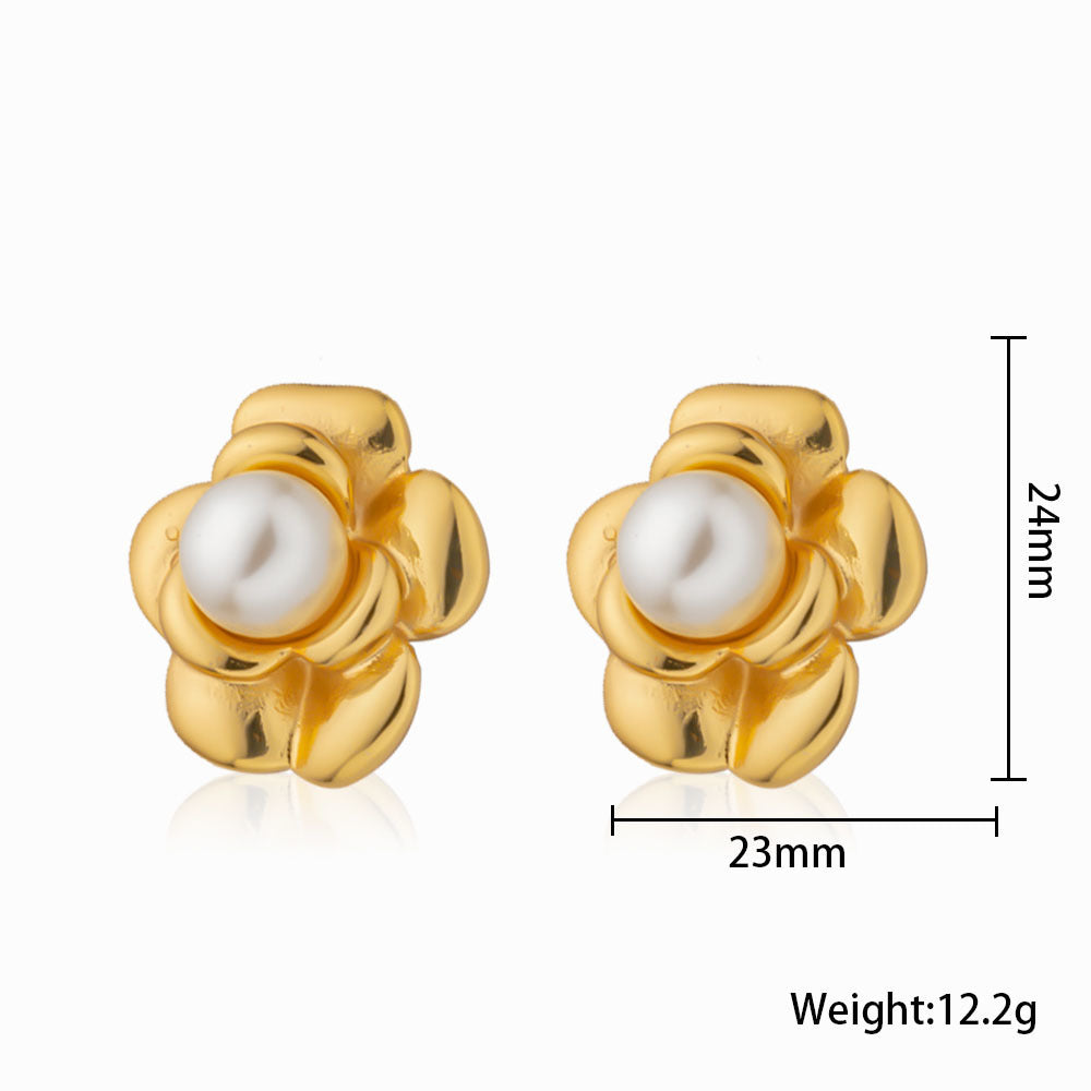 Pearl Blossom Earrings - ILA994